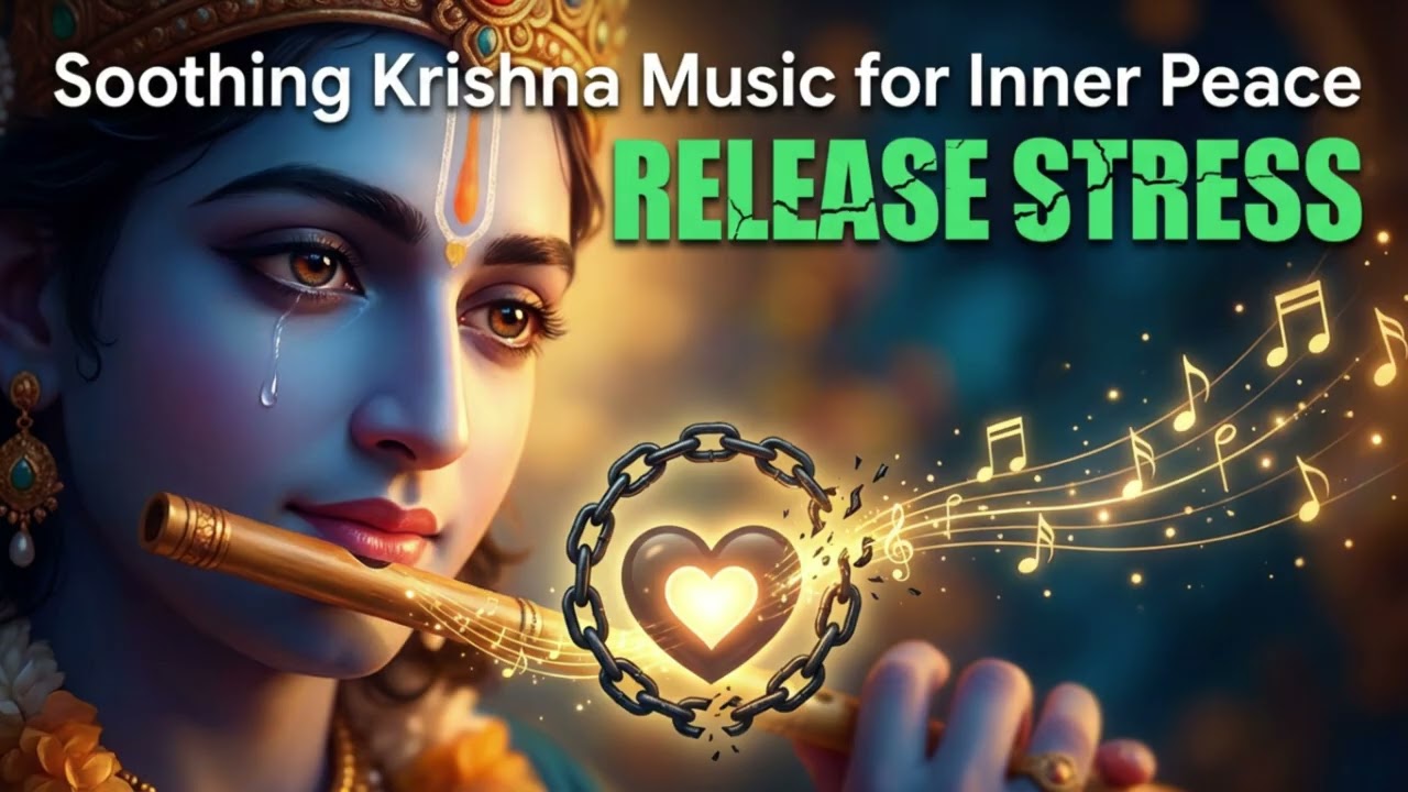 krishna flute | deep relaxing music sleep meditation study calming music (4 hours)