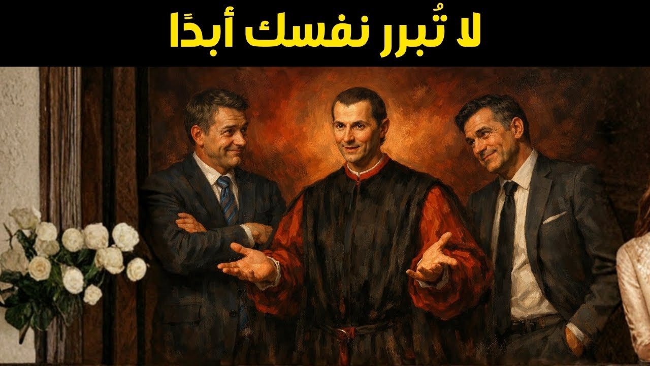 لا تُبرر نفسك أبدًا - قاعدة مكيافيلي القاسية للتحكم في الإدراك