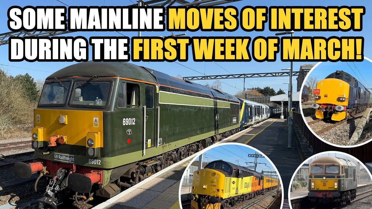 RAILWAY ROUND UP! Scrap Moves, Unit Drags, Flasks , Test Trains + MORE from the FIRST WEEK OF MARCH!