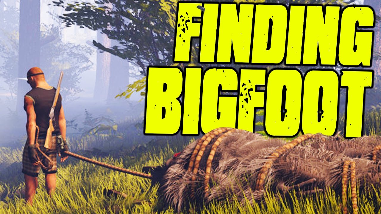 Finding BigFoot - MOST EPIC MONSTER HUNTER GAME IVE EVER PLAYED - (Finding BigFoot Gameplay)