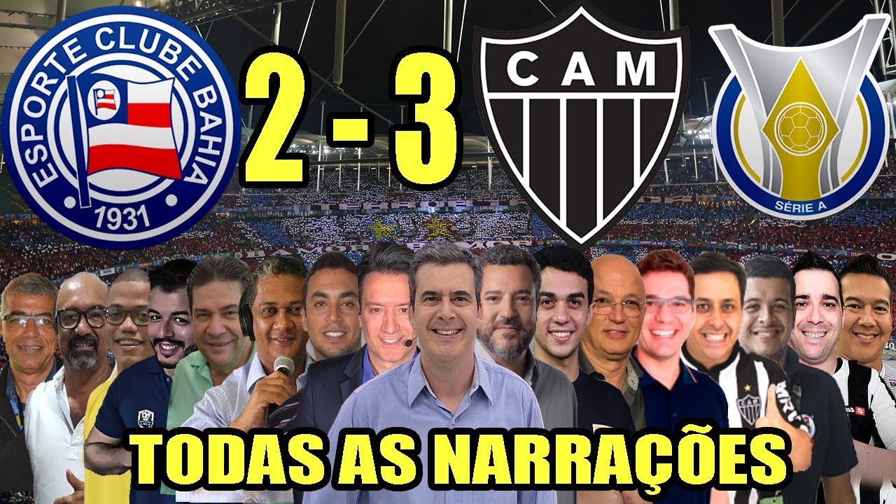 Todas as narrações - Bahia 2 x 3 Atlético-MG | Galo Bicampeão Brasileiro 2021