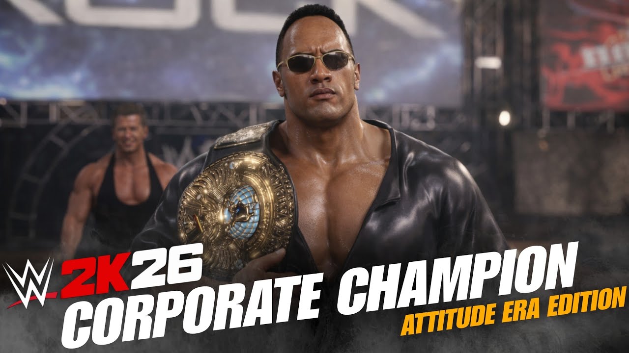 Attitude Era Edition The Rock '99 Corporate Champion EPIC Entrance | Road To WWE 2K26! 