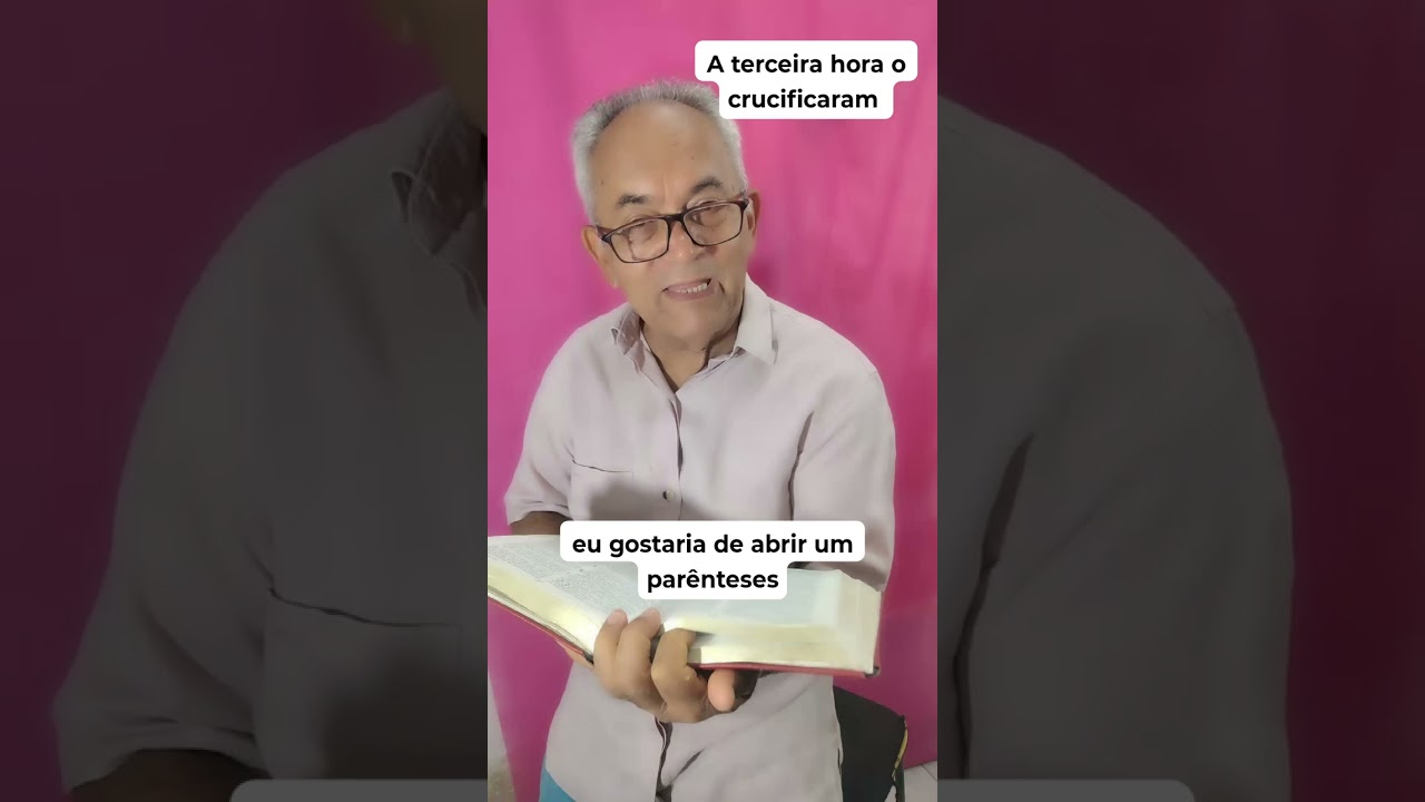 A terceira hora o crucificaram 