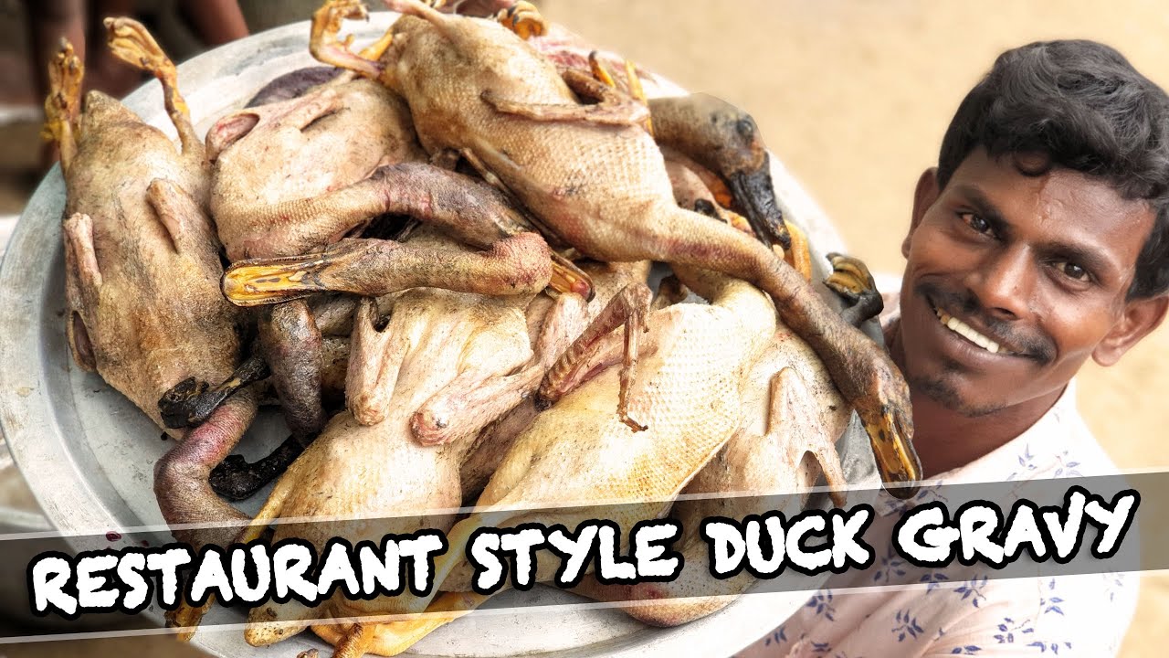 RESTAURANT STYLE DUCK GRAVY | ரெஸ்டாரன்ட் ஸ்டைல் வாத்து  கிரேவி | TASTY DUCK CURRY RECIPE