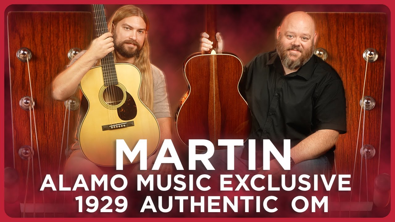 Мы воссоздали легендарную гитару 1929 года! Подлинная гитара Martin & Alamo OM-28 1929 года