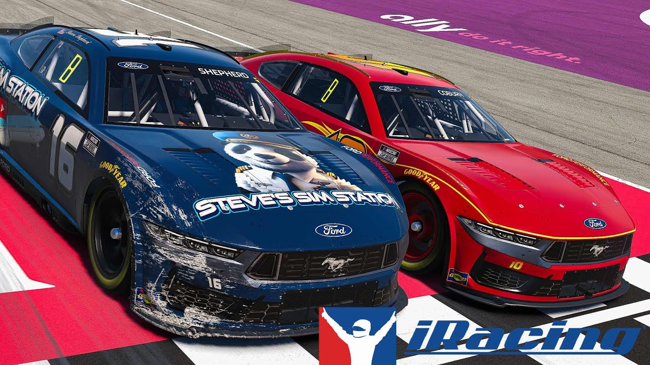 Эта гонка заставила моё сердце биться чаще | iRacing NASCAR Cup Series в Мичигане