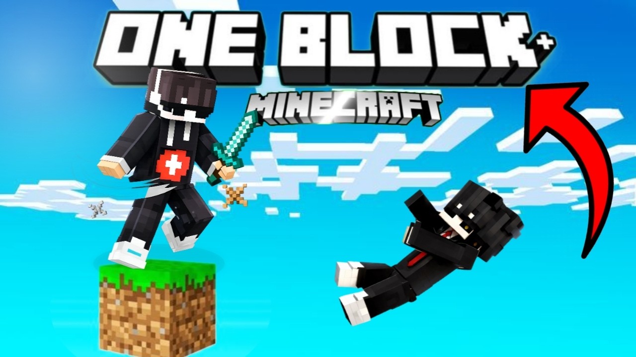 First day in Minecraft one block