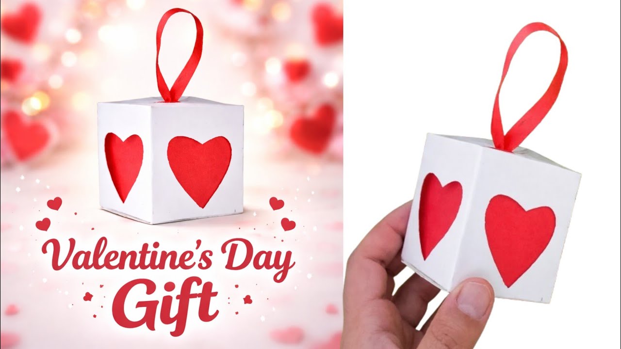 DIY Handmade Valentine's Day  gift box 🎁| DIY Easy gift box for valentine's day