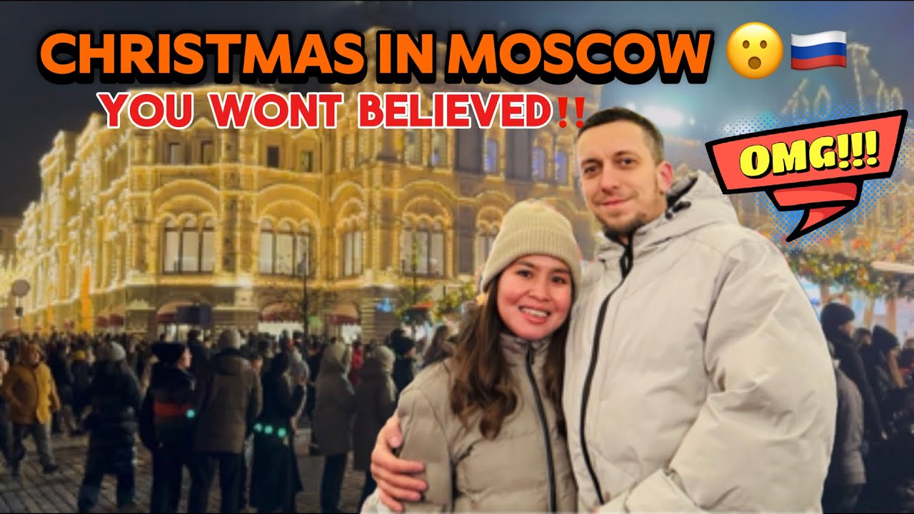 Filipina In Russia—You wont believe ‼️How Moscow Before New Year: GUM, Red Square and more🇷🇺🎄