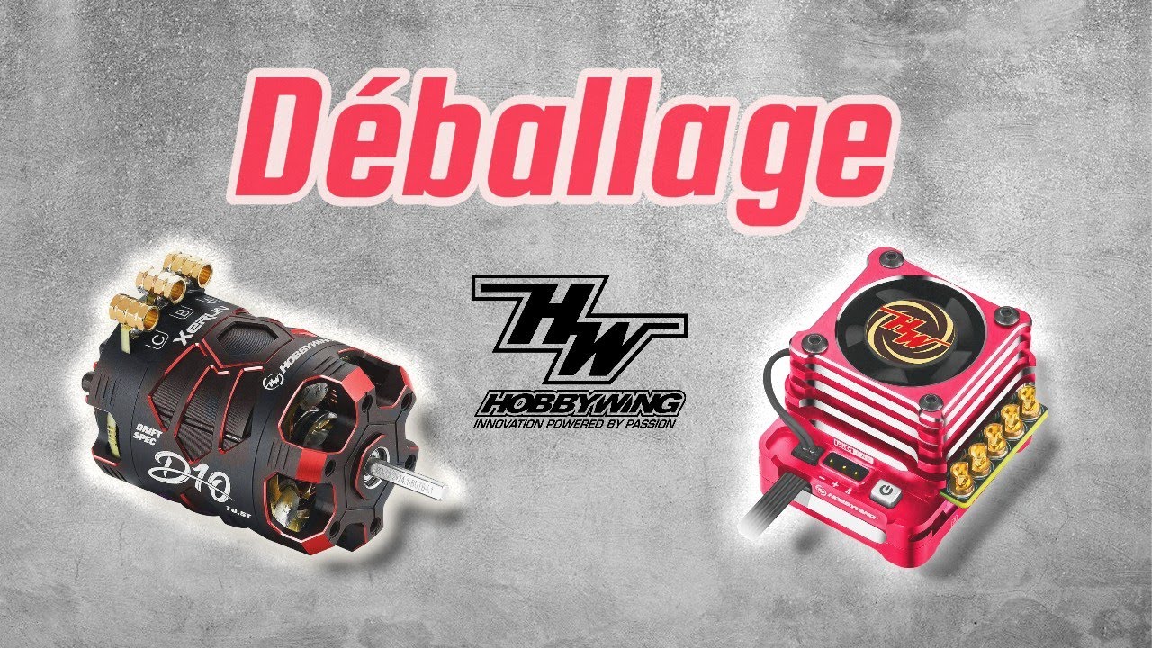 Hobbywing - Xerun D10 10.5T + XD10 Unbox - RC Drift
