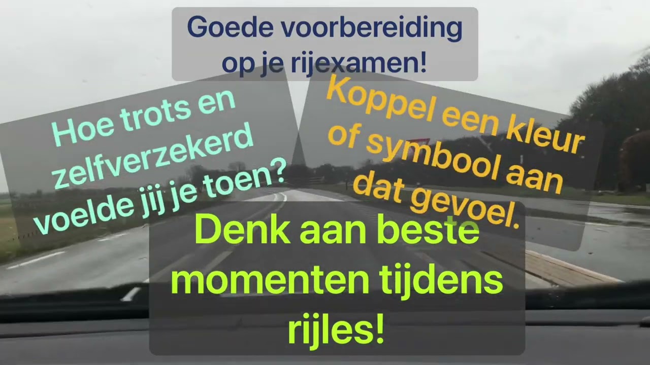 Rijexamen mindset