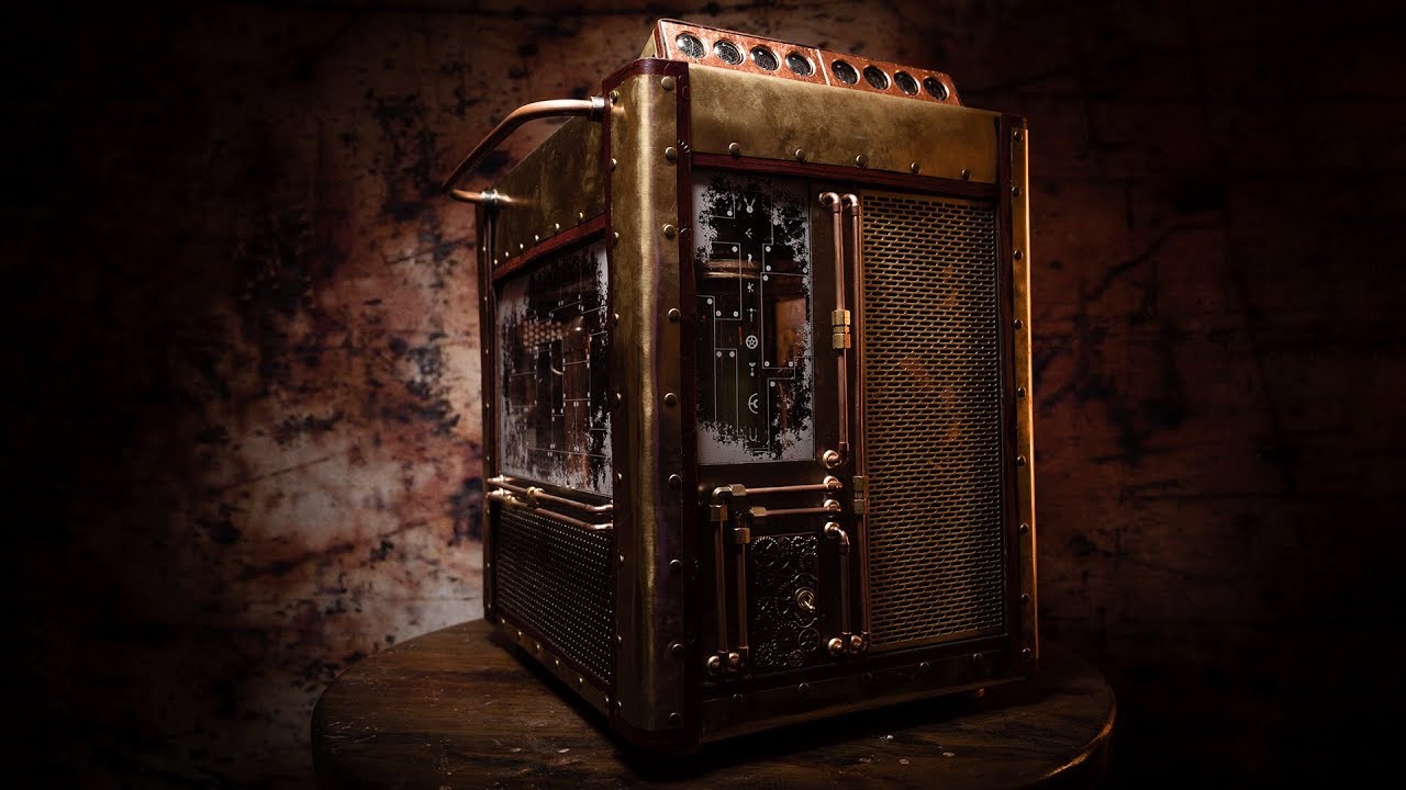 Verktoy Cu - A $20,000 Steampunk Workstation