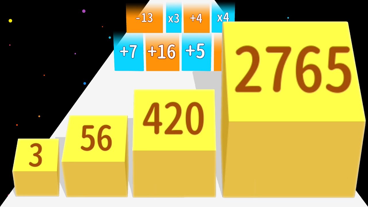 BLOCK DASH 3D - Улучши Уровень Numberblocks (Математическая игра)