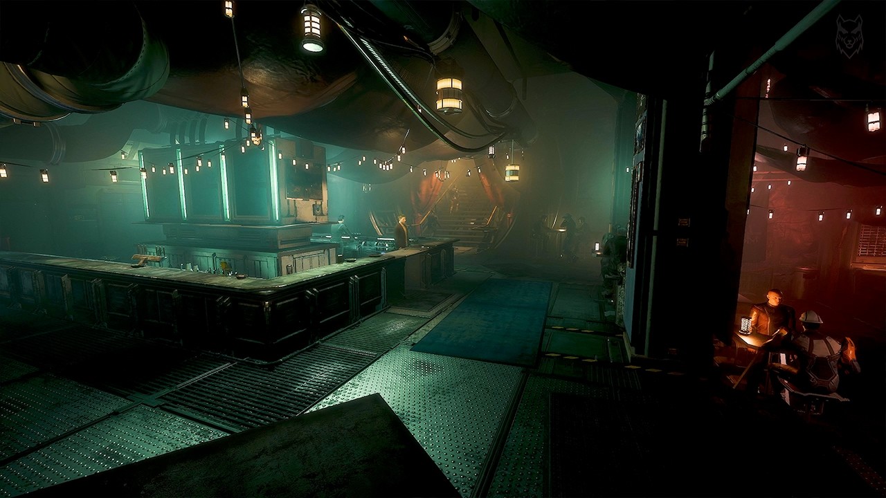 Star Citizen Ambience | Levski – Grand Barter & Café Musain | Dark Industrial Techno