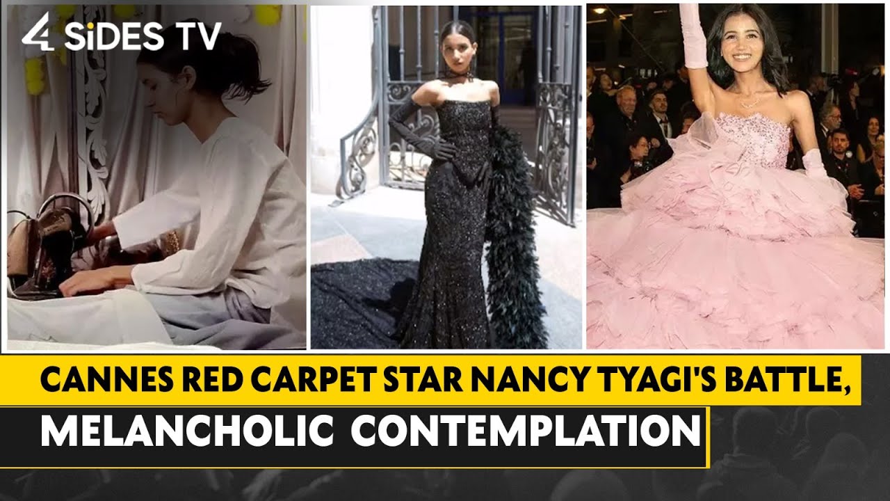 Cannes Red Carpet Star Nancy Tyagi's Battle with melancholic Contemplation #breakingnews #nancytyagi