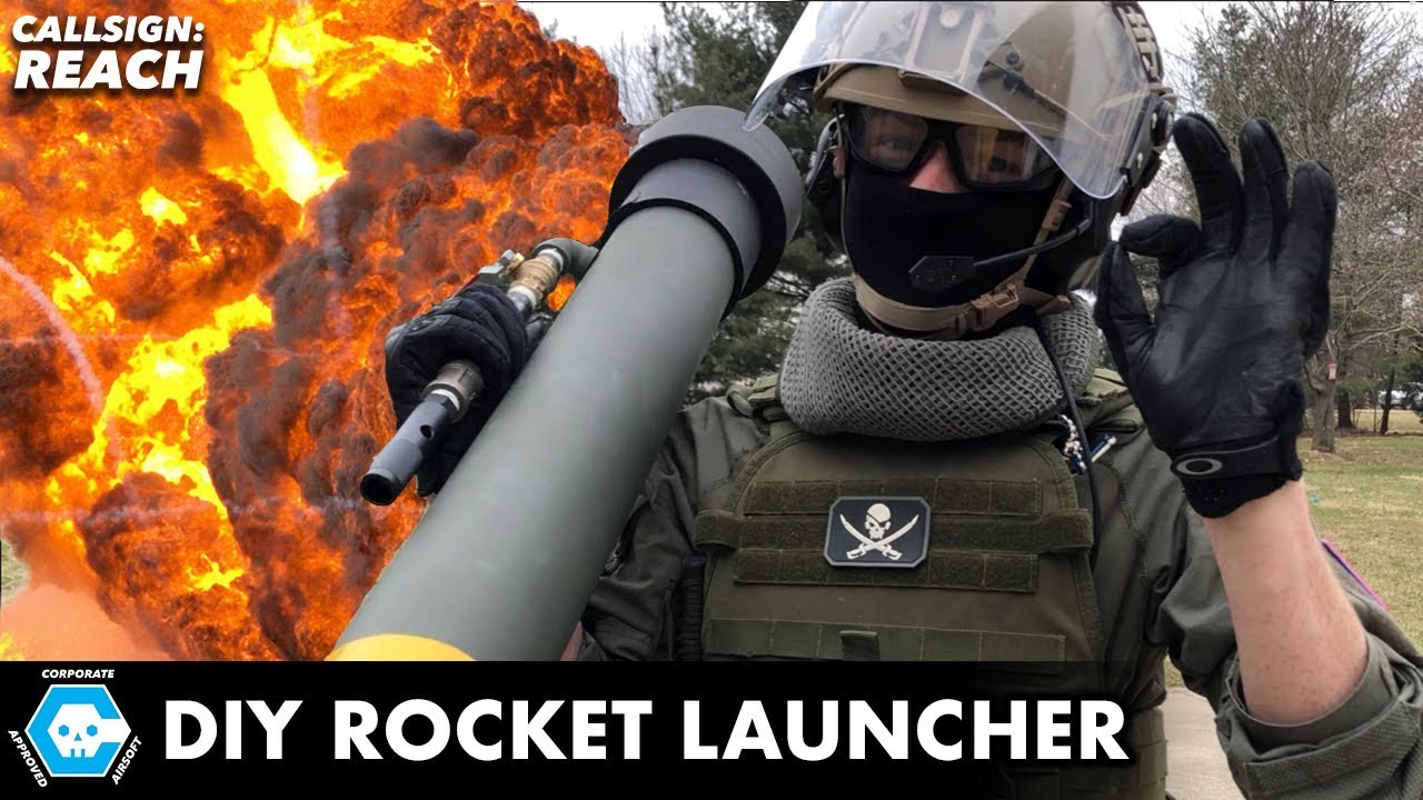 How to Make an Airsoft Rocket Launcher // DIY CO2 Launcher for Mil Sim