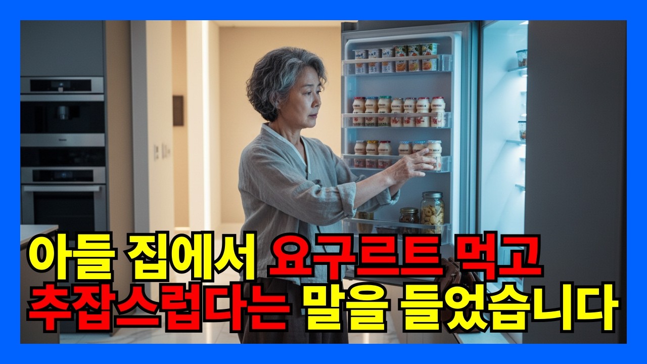 아들 집에서 요구르트 먹고 들은 이야기 #감동사연 #오디오북 #시니어드라마 #시니어오디오북 #가족이야기 #감동실화 #가족실화