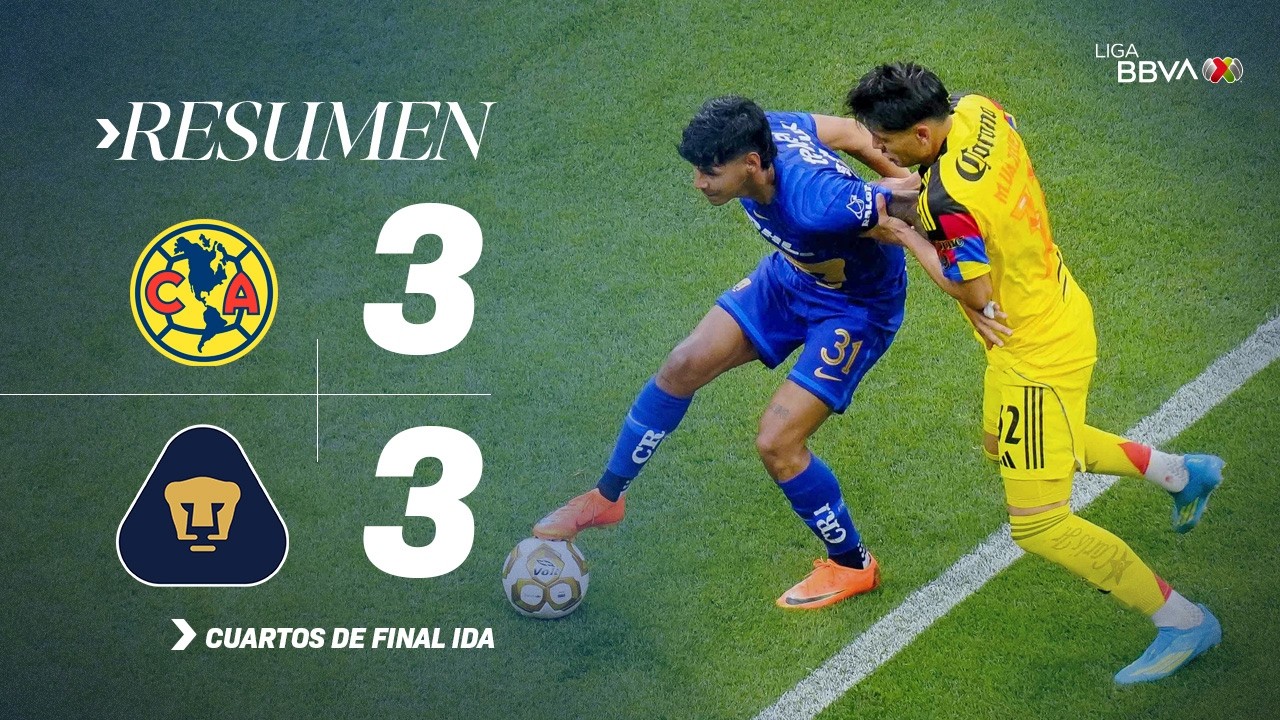 AM&Eacute;RICA 3-3 PUMAS | &iexcl;El Cl&aacute;sico Capitalino fue un juegazo! | Con M&eacute;xico C26