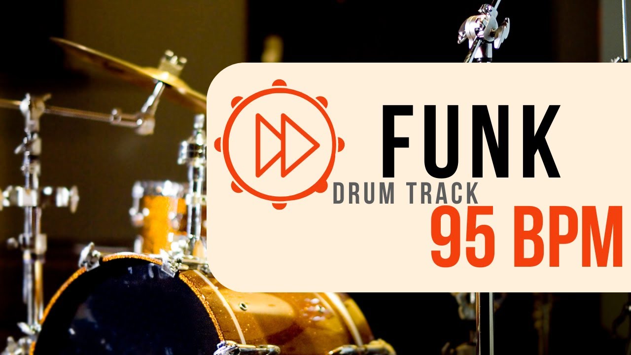 95 BPM | Funk Rock Drum Beat | Backing Track (#35)