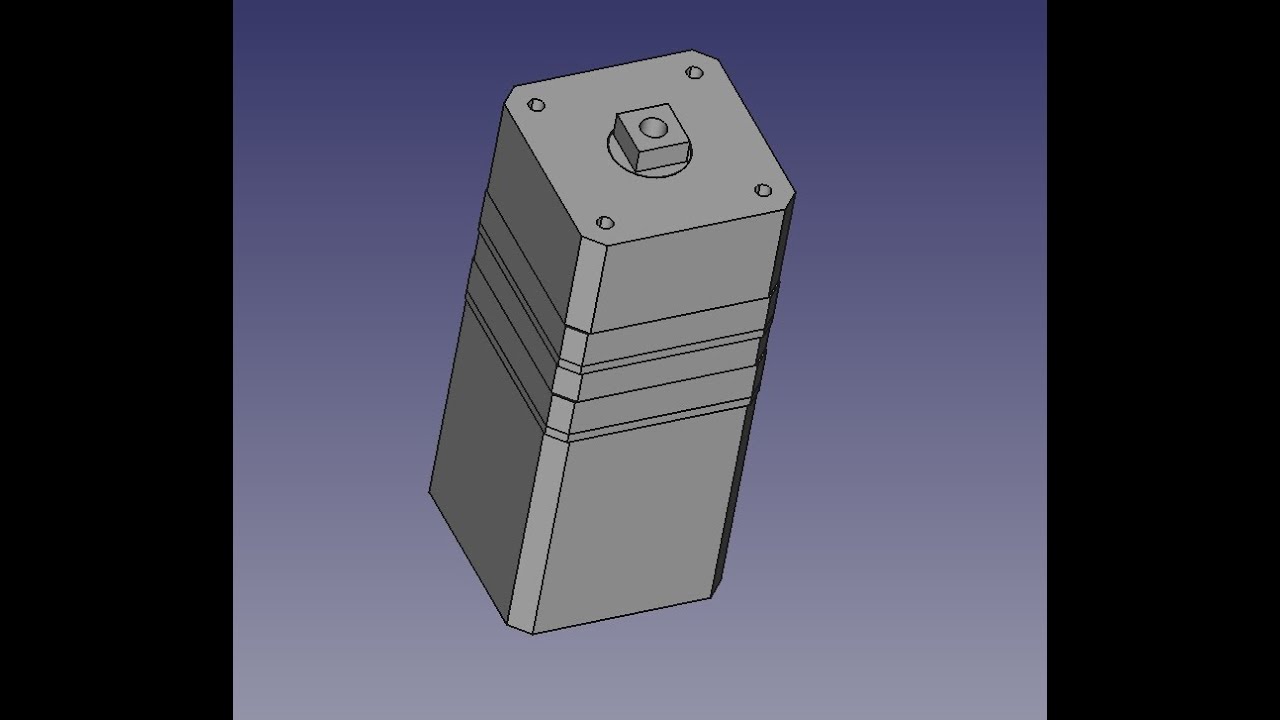 FreeCad Волновой редуктор