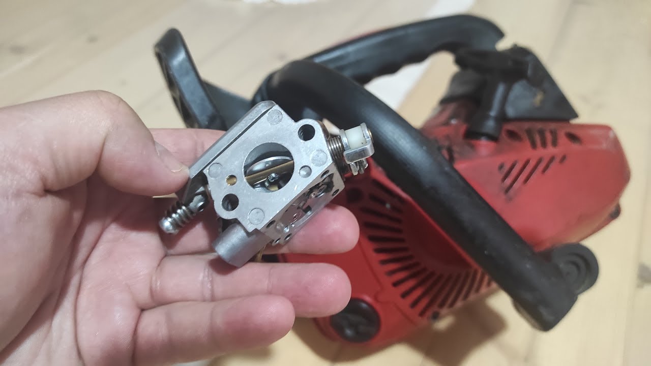 Smontaggio carburatore a membrana motosega