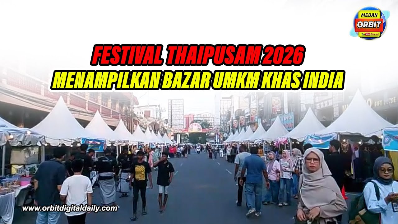 FESTIVAL THAIPUSAM 2026 MENAMPILKAN BAZAR UMKM KHAS INDIA