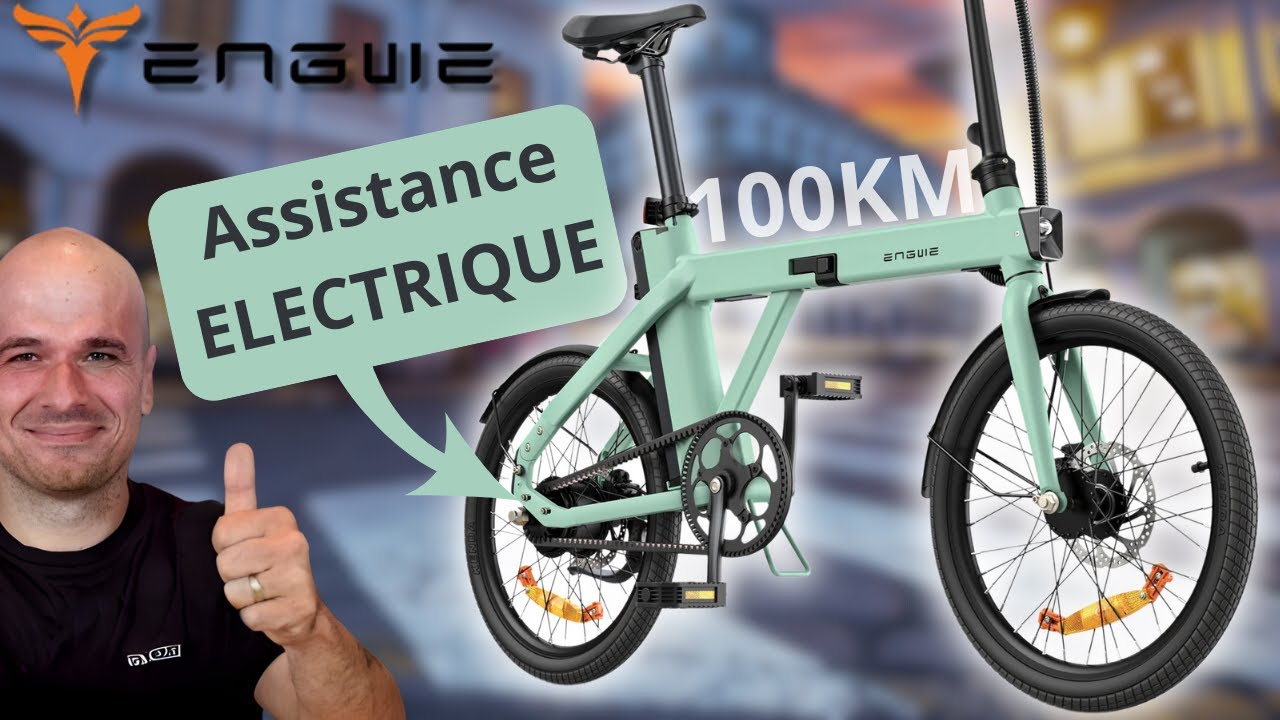 Ce VELO ELECTRIQUE (VAE) pliable est PARFAIT pour la ville ! et pas que ...  (ENGWE P20)