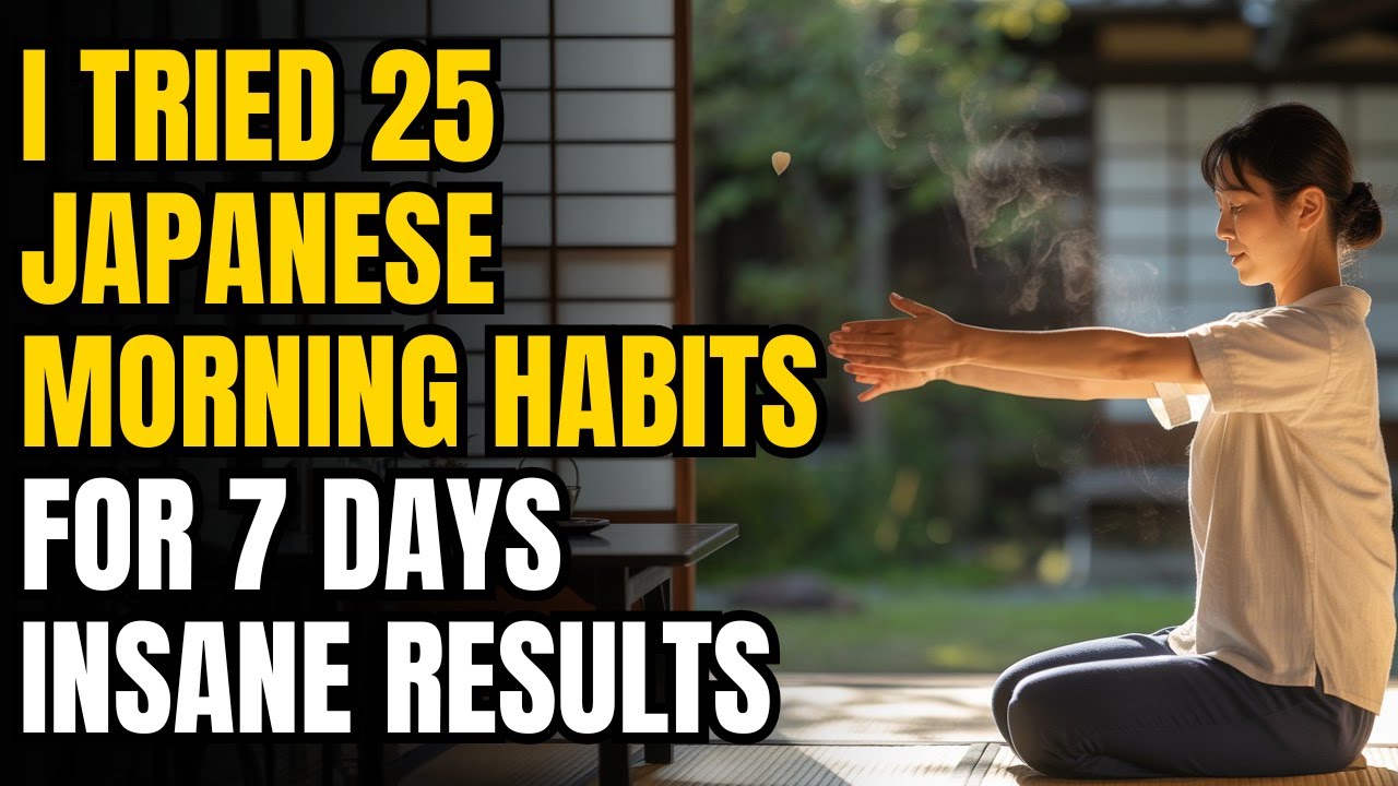 25 Japanese Morning Habits for over 60