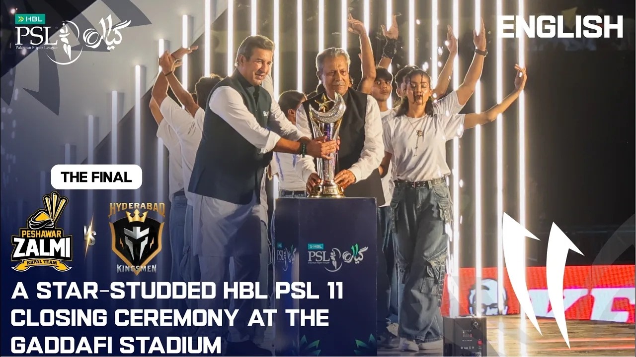 A star-studded HBL PSL 11 Closing Ceremony at the Gaddafi Stadium✨ | Final | M 44 | PSL 11 | MZB1K