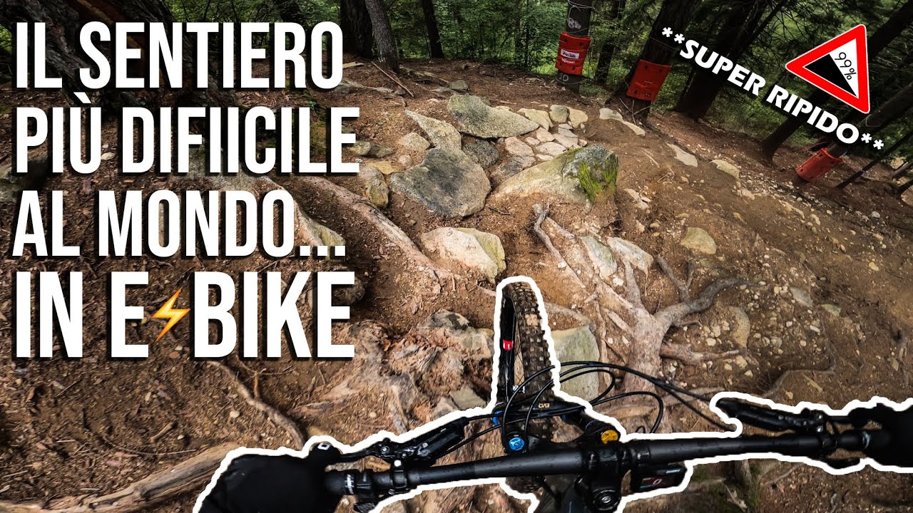 IL SENTIERO PIÙ DIFFICILE AL MONDO...fatto in E⚡️BIKE!!!
