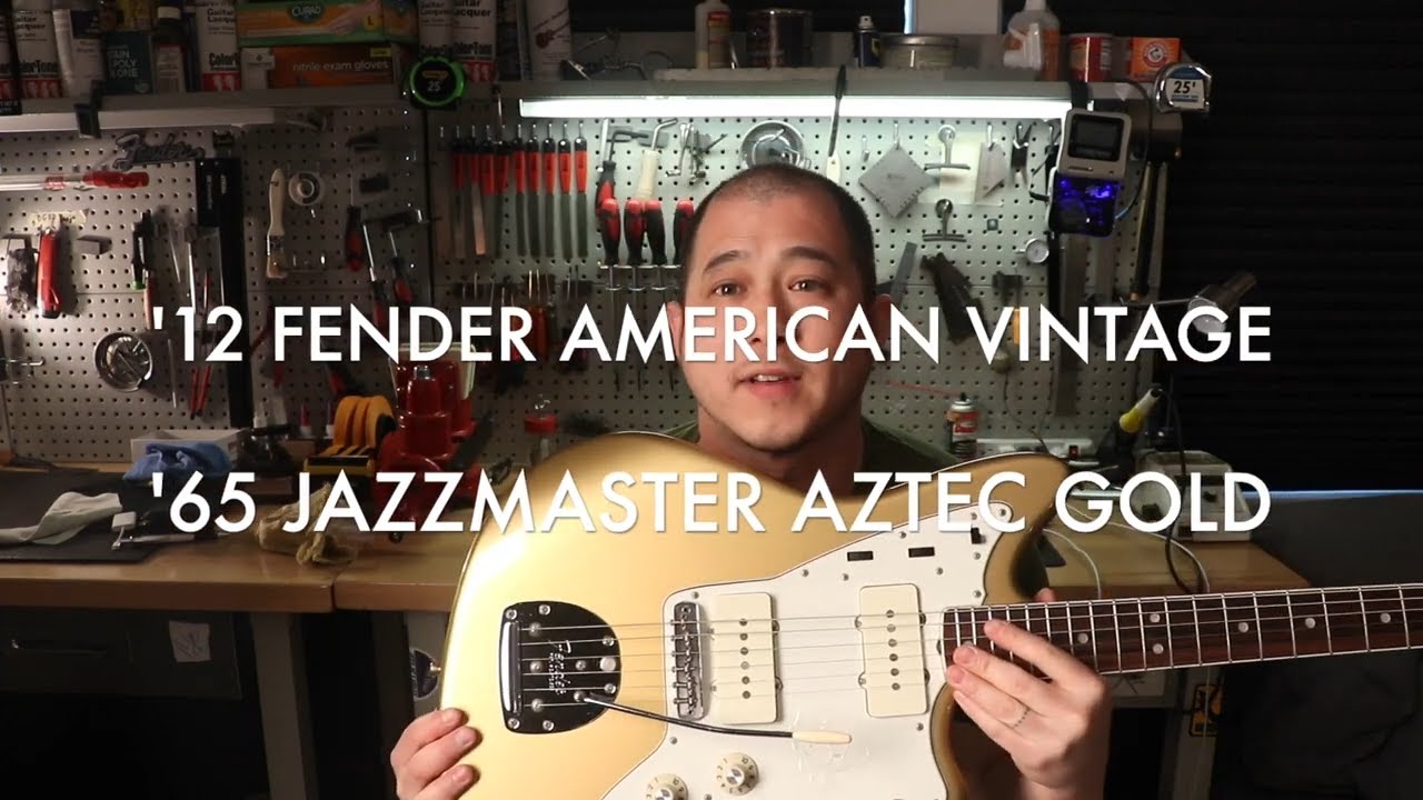 '12 Fender American Vintage ‘65 Jazzmaster Aztec Gold  | Review & Demo!