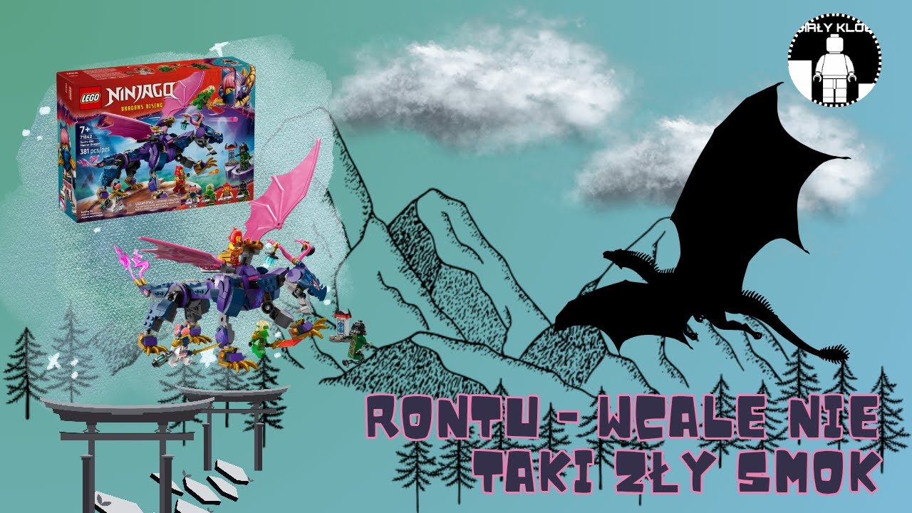 RONTU - WCALE NIE TAKI ZŁY SMOK - Recenzja LEGO 71842 Smoczy mistrz Rontu