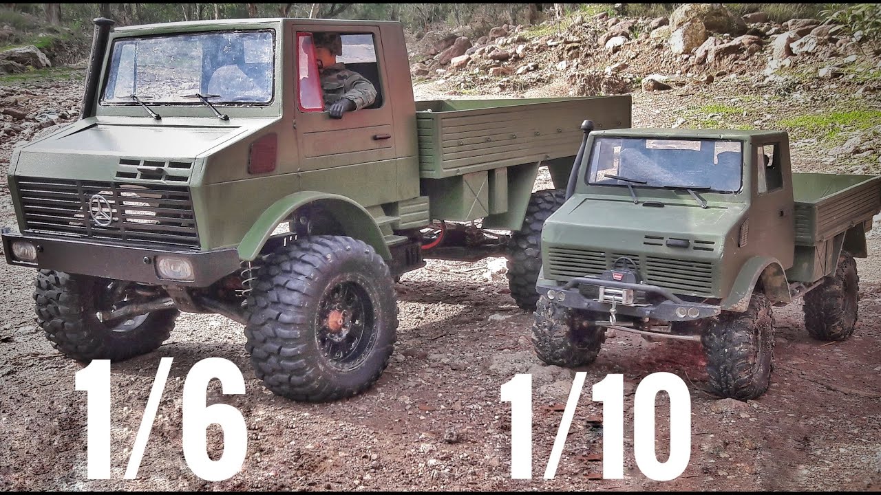 1/6 Scale Rc Unimog | Rock Crawling