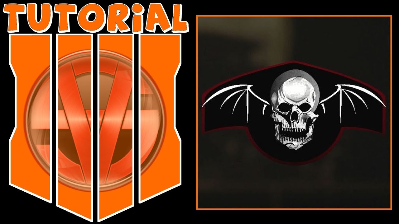 Deathbat - Avenged Sevenfold - Black Ops 4 Emblem Tutorial