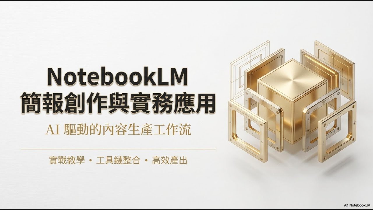 Notebook LM簡報創作與實務應用