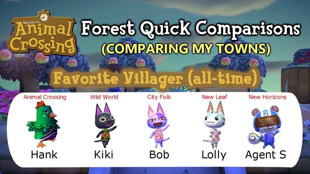 Animal Crossing - Forest Quick Comparisons (Comparing My Towns)
