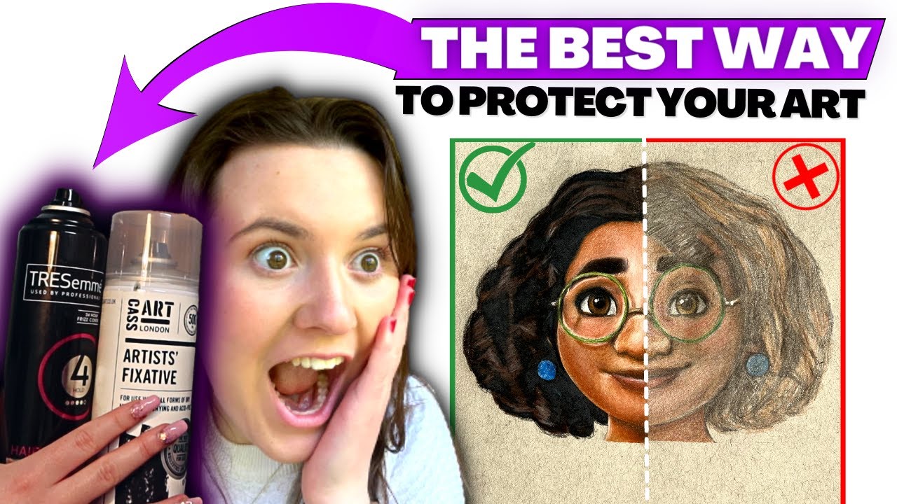 Hairspray vs Fixative Spray - Protect Your Art From Smudging