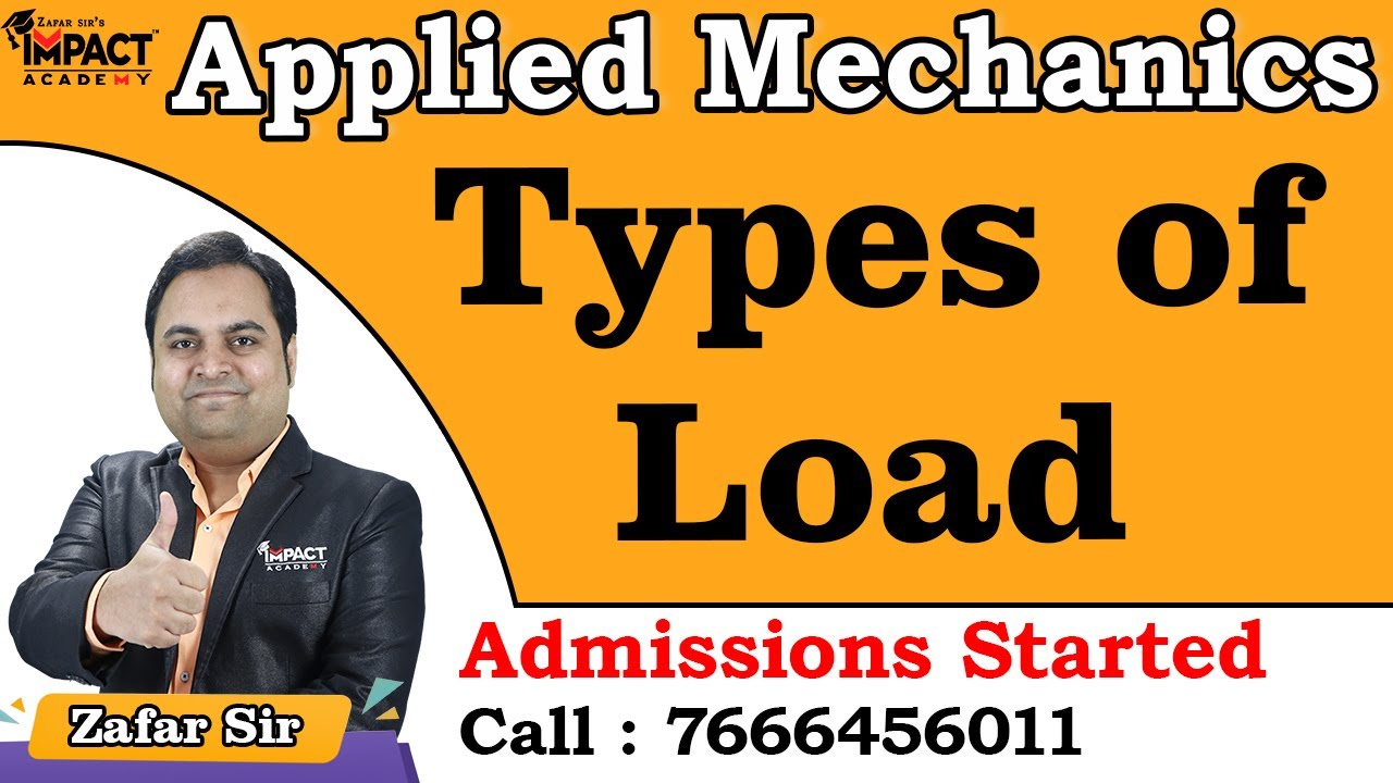 Types of Load | Applied Mechanics | Engineering | GATE | 