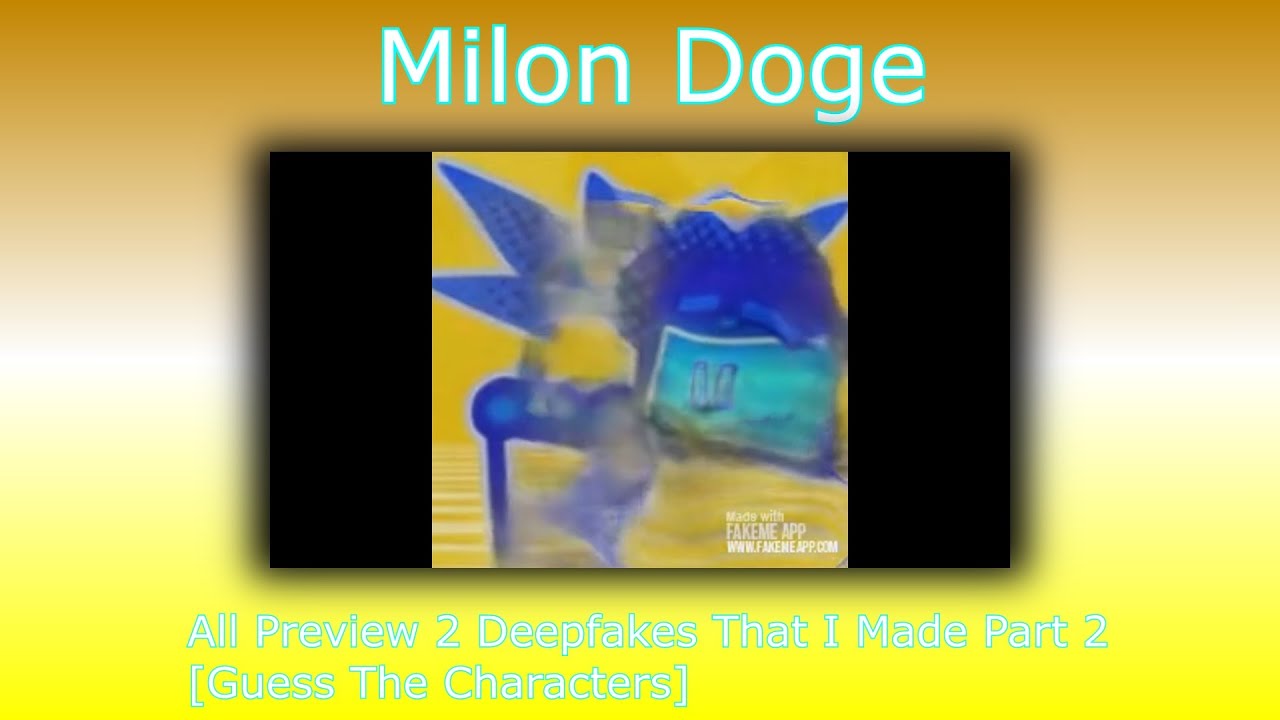 All Preview 2 Deepfakes That I Made Part 2 [Guess The Characters]