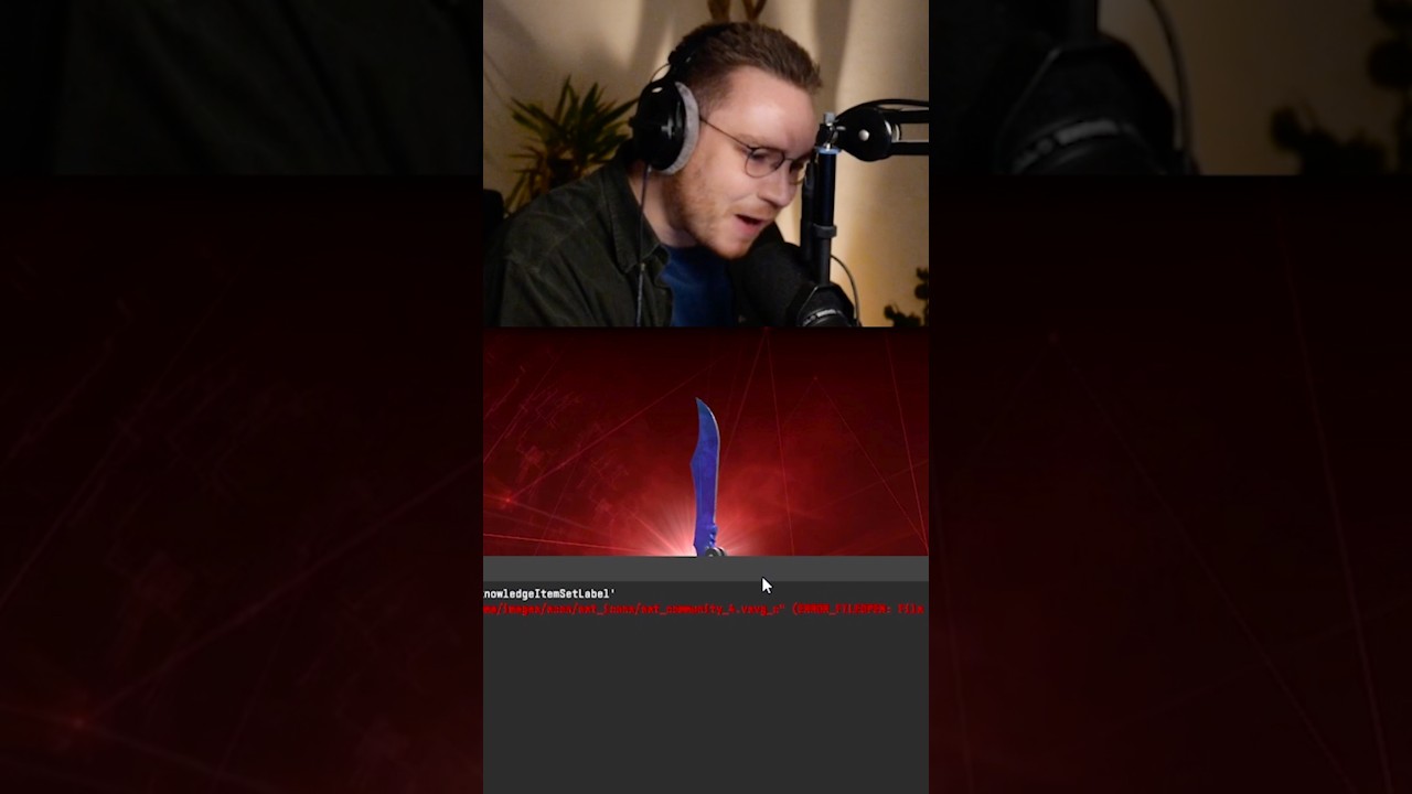 ohnepixel hits cs2 SAPPHIRE knife trade up