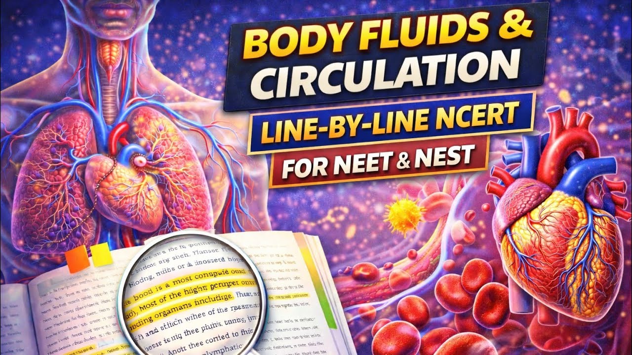 Body fluids and circulation 🫀🫀🩺🩺|| NCERT Line-by-Line series || #neet2026 #NEST2026