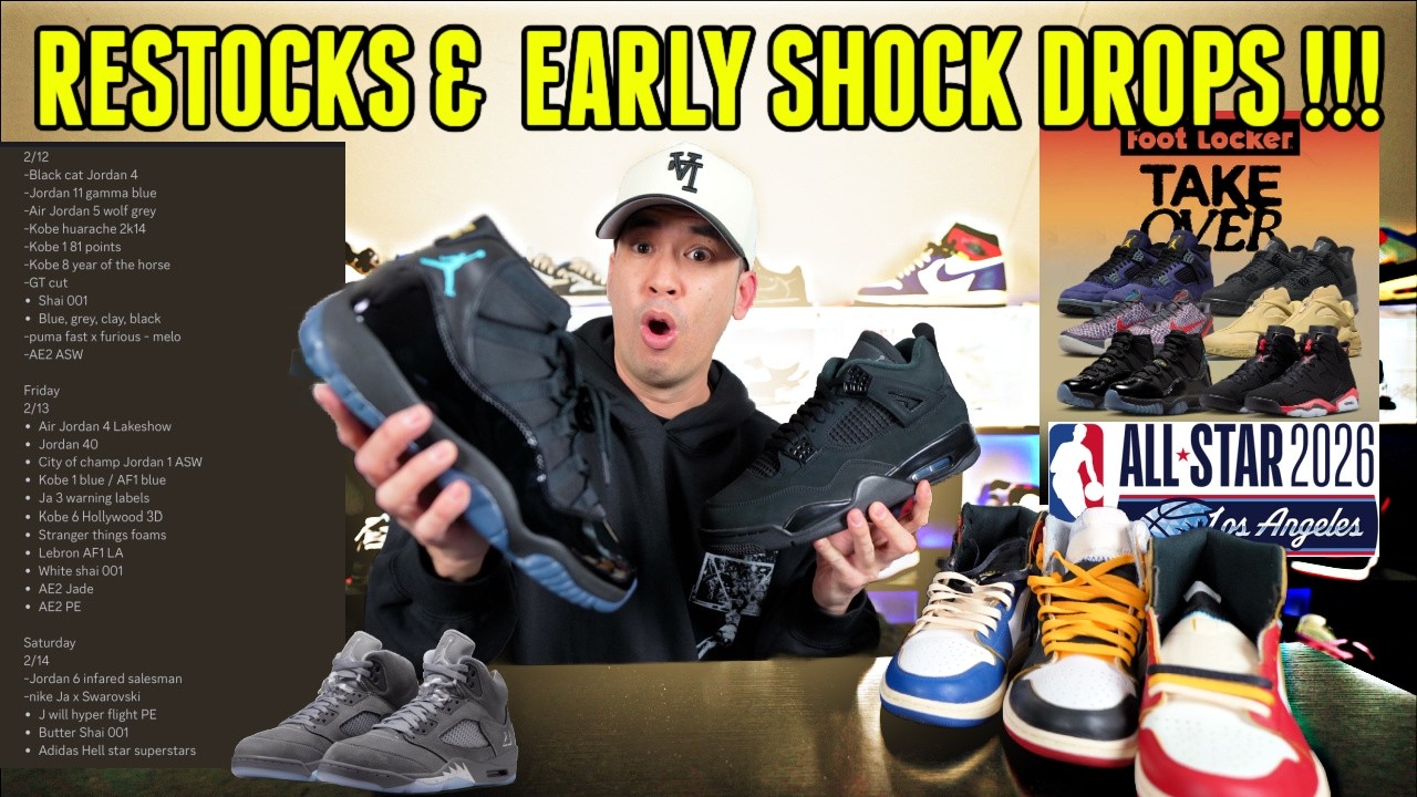 MAJOR SHOCK DROPS 😱 UNION x FRAGMENT EARLY DROP + RESTOCK LEAKED?! ALL-STAR WEEKEND