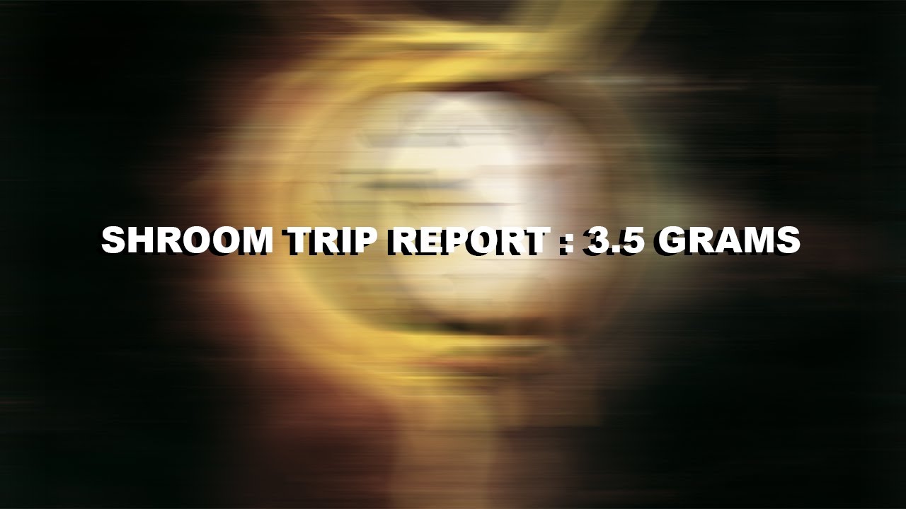 Shroom Trip Report : 3.5 Grams of Golden Teachers