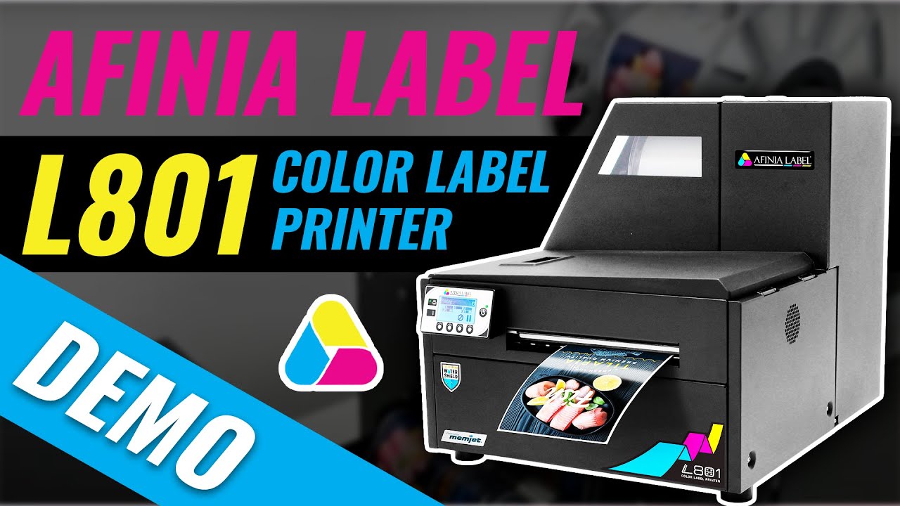 Demo: L801 High Speed Color Label Printer from Afinia Label