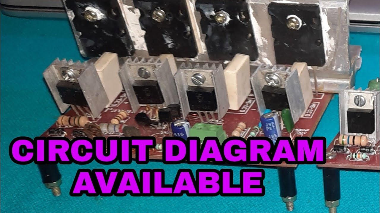 200W mono amplifier circuit diagram study, suitable for subwoofer application