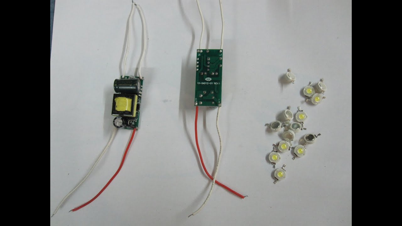 1ч. светодиодный драйвер +светодиоды | led 1w + (8-12) x 1W Led Driver