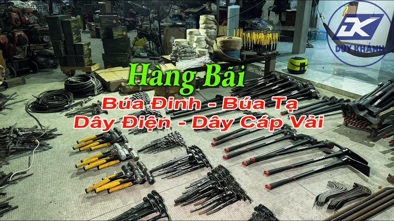 ( HÀNG CÓ SỐ LƯỢNG) Búa Rìu Mỹ, Búa Tạ Mỹ , Dây Cáp Cẩu Hàng,Thùng Đại Liên LH 0908875468