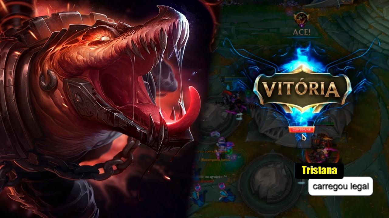 O adc foi na minha stream me elogiar por essa ranqueada de Renekton | League of Legends