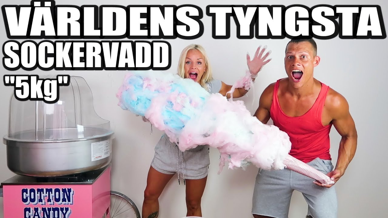 VI GÖR VÄRLDENS TYNGSTA SOCKERVADD *VÄGER ÖVER 5KG*