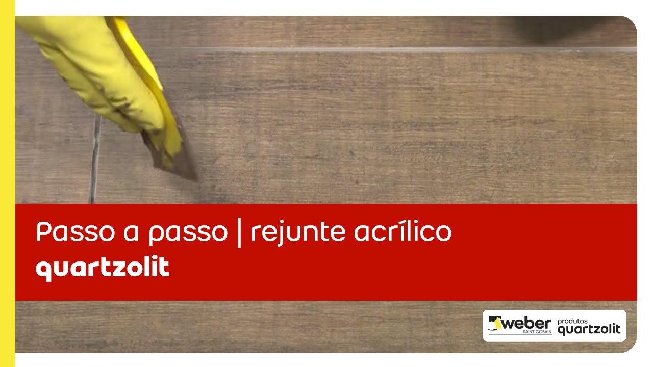 Como usar o rejunte acrílico quartzolit
